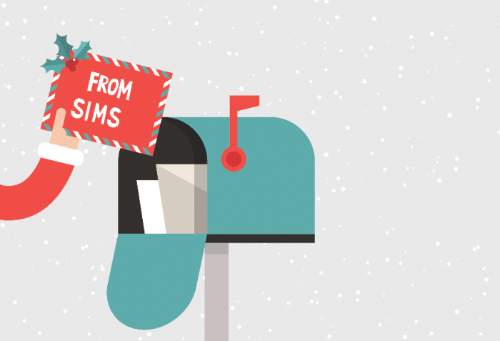 Sims Christmas Card