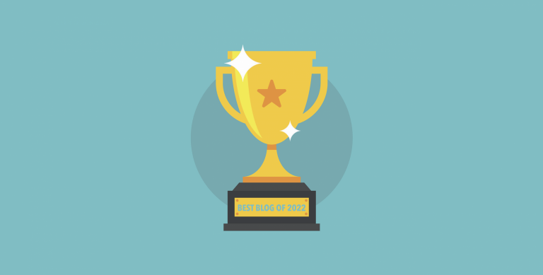 Best blog of 2022 trophy